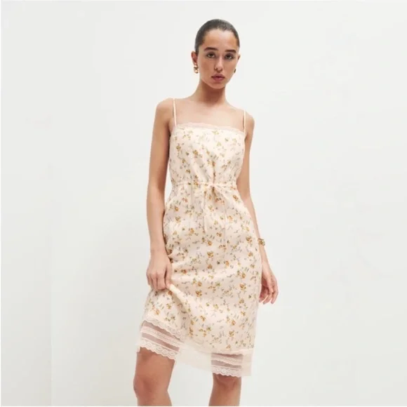 Reformation Julius Neena linen dress size 6 - Picture 1 of 10